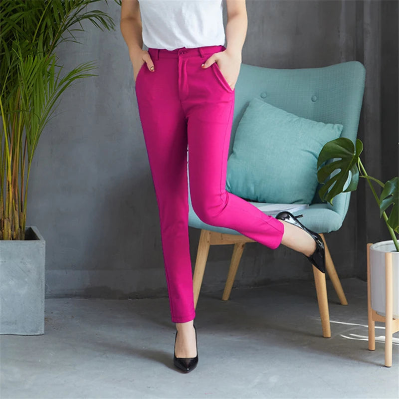 Slim Cotton Pants