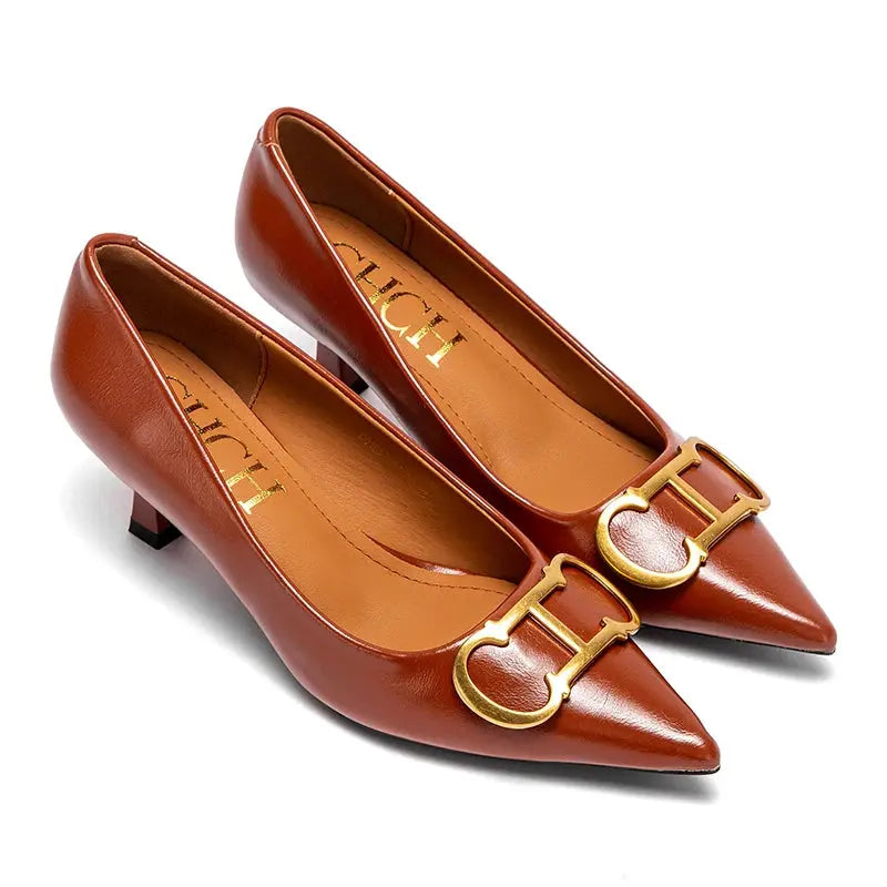 Comfortable Pointed Toe High Heel Ladies Shoes Lizbert