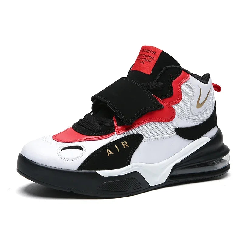 2025 Men's Brand Palm Air Cushion Basketball Boots Basket Casual Mid-Top Trendy Designer Outdoor Sports Sneakers Size Men Shoes Lizbert