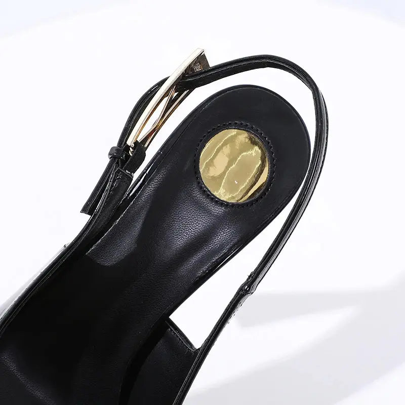 Limited New Patent Feminine Ladies High Heel Shoe Lizbert