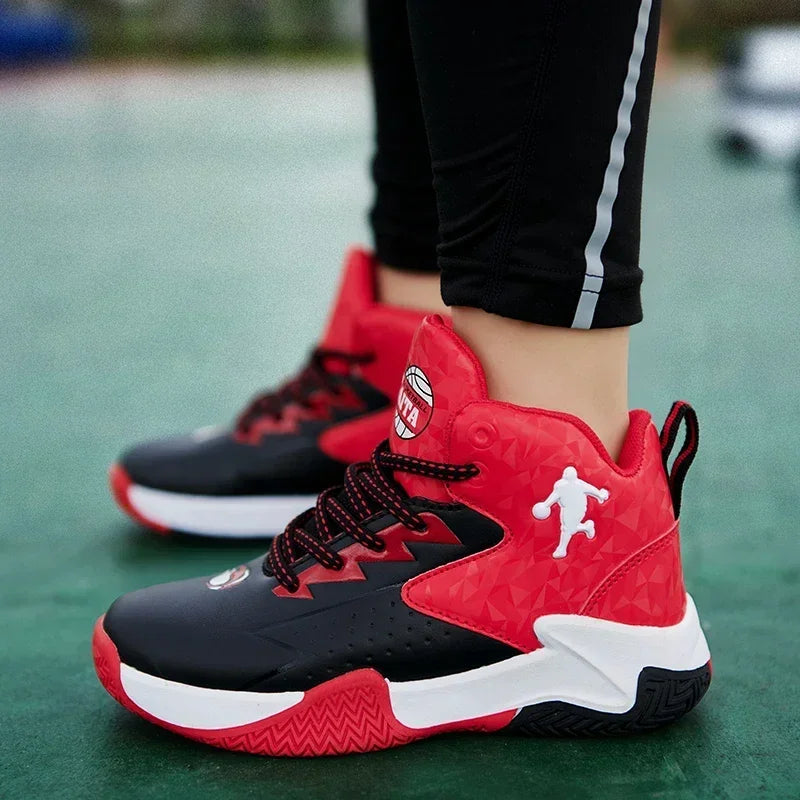 Style Upgrade Boys Basketball - High Quality Soft Top Thick Sole Shoes