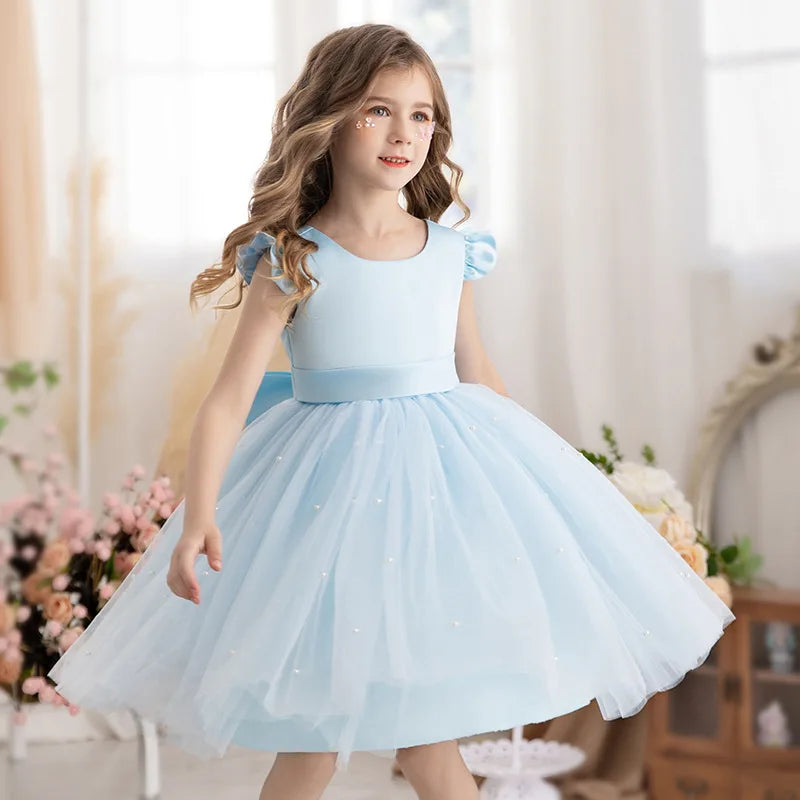 Kids Dresses for Girls Clothes Children's Clothing Fairy Princess Girls Dress Dance Wear Stage Party Lace Cosplay Costumes Lizbert