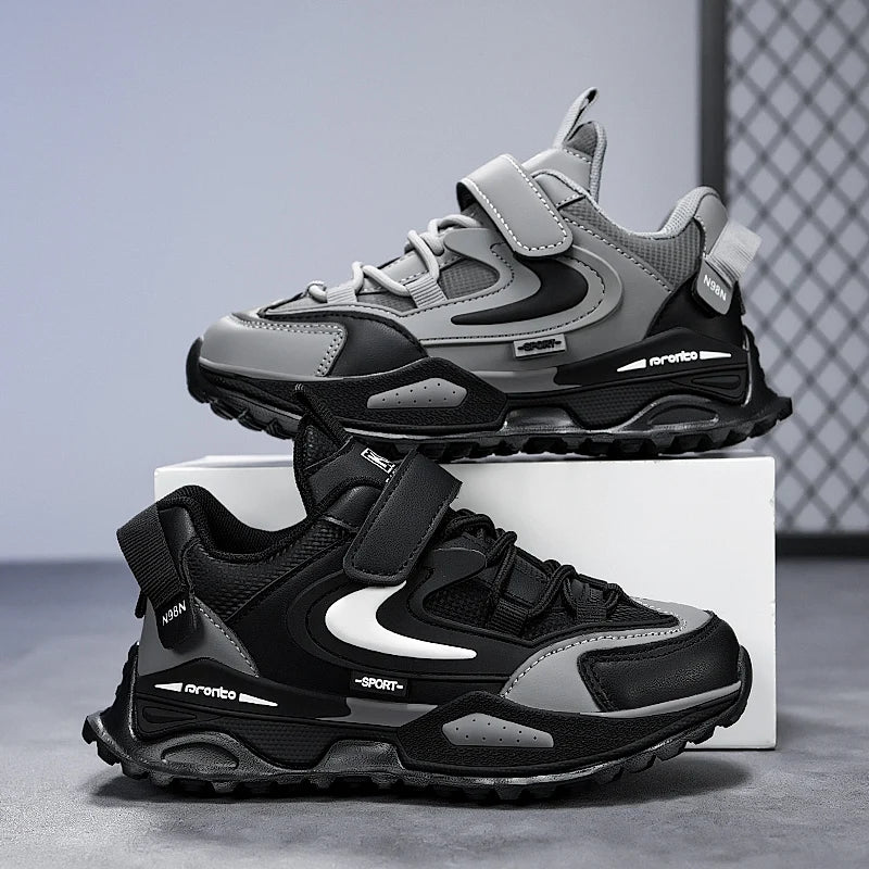 Children Casual Shoes 2025 New Deisgn PU Leather Sneakers for Kids Fashion Sports Shoes Boys Girls Comfortable Walking Shoes Lizbert