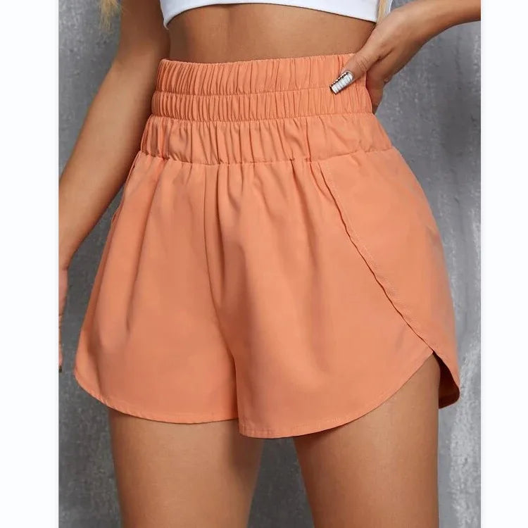 Women Shorts Gym Sports Casual Jogging Running Fitness Trouser Lady Elastic Waist Summer Streetwear Home Fashion Short Pants New - Lizbert