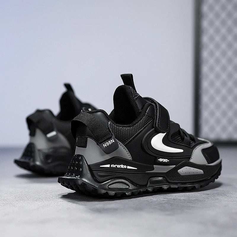 Children Casual Shoes 2025 New Deisgn PU Leather Sneakers for Kids Fashion Sports Shoes Boys Girls Comfortable Walking Shoes Lizbert