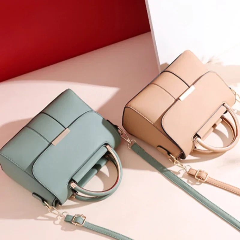 PU Leather Handbag Purse Women's Bag Trend Designer Shoulder Crossbody Sac Lady Messenger Small Tote Hand Pouch Lizbert