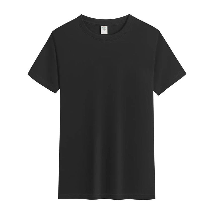 Summer Men's Short Sleeved T-shirt 90s T Shirt Paris  Printed High-Quality Cotton Solid Color Fashion Casual Cool Women/Men Tops