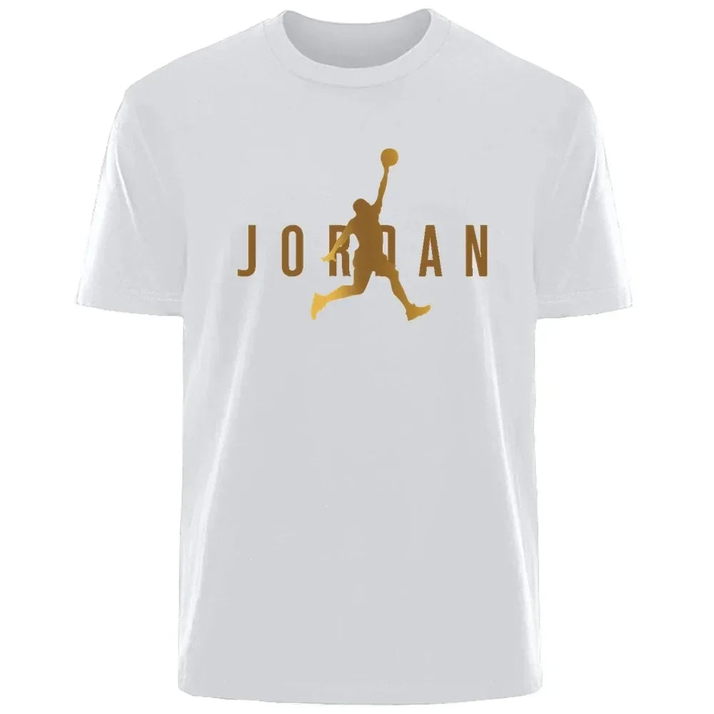 2025 Men's New High Quality Short Sleeve T-shirt Cotton Sweat Absorption Printed Sports T-shirt Men Casual Fashion Short Sleeve Lizbert