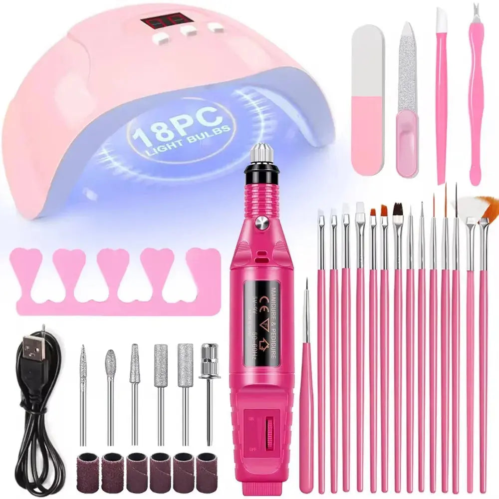 Incredible Salon-Quality Nails All-In-One Manicure Kit Lizbert