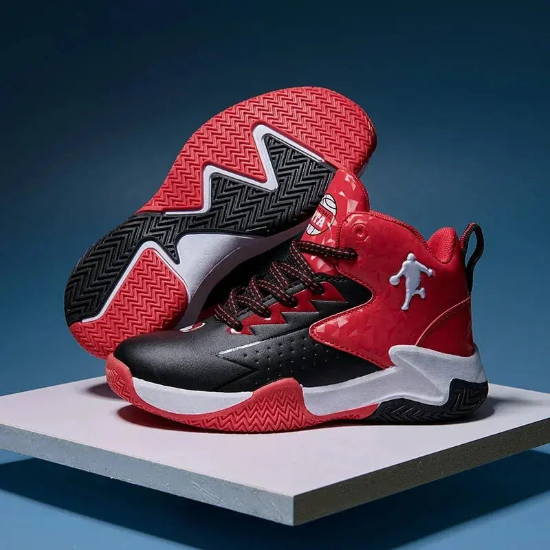 Style Upgrade Boys Basketball - High Quality Soft Top Thick Sole Shoes Lizbert