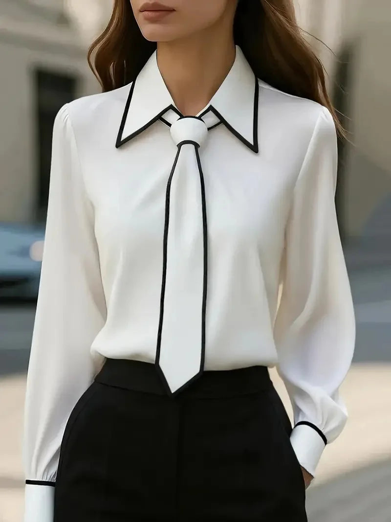 Elegant Bow Blouse