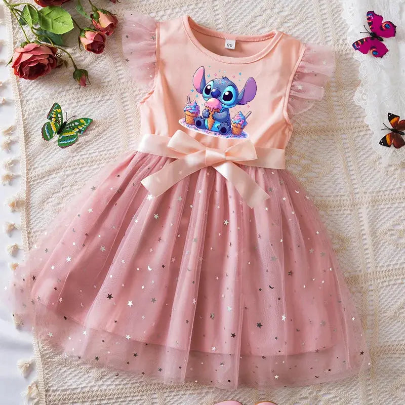 Adorable Knee-Length Princess Dress Lizbert