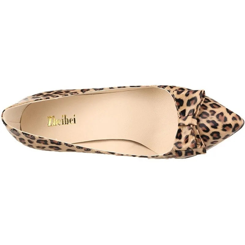 Women 9cm High Heels Butterfly Knot Red Black Sexy Pumps Pointed Toes Thin Heels Lady Bridal Evening Party Sweet Wedding Shoes Lizbert