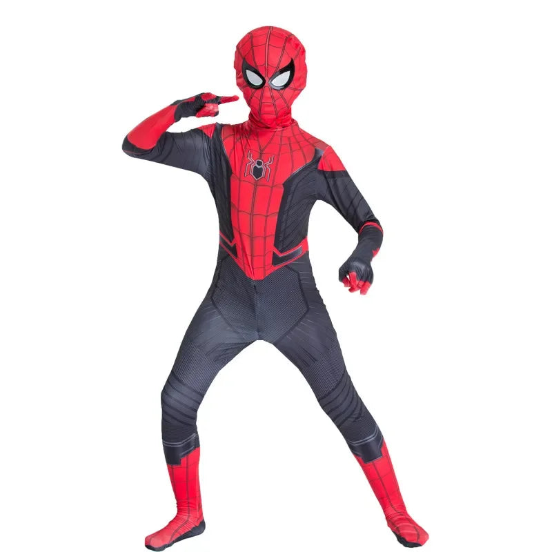 Kids Spider Jumpsuit Costume