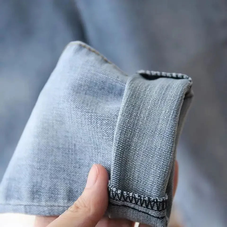 2-10Y Kids Pants Big Boys Stretch Cowboy Long Jeans 2025 Spring Girl Children Korean Pencil Leggings Autumn Casual Denim Trouser Lizbert