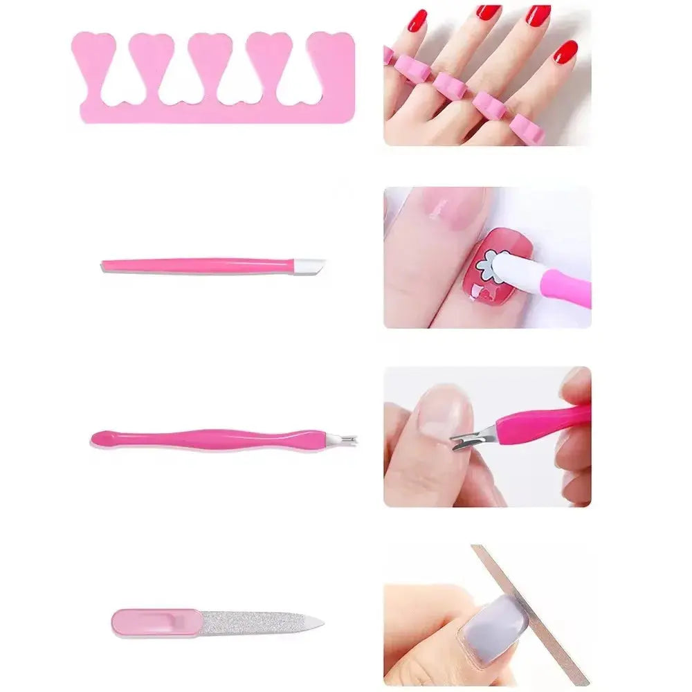 Incredible Salon-Quality Nails All-In-One Manicure Kit Lizbert