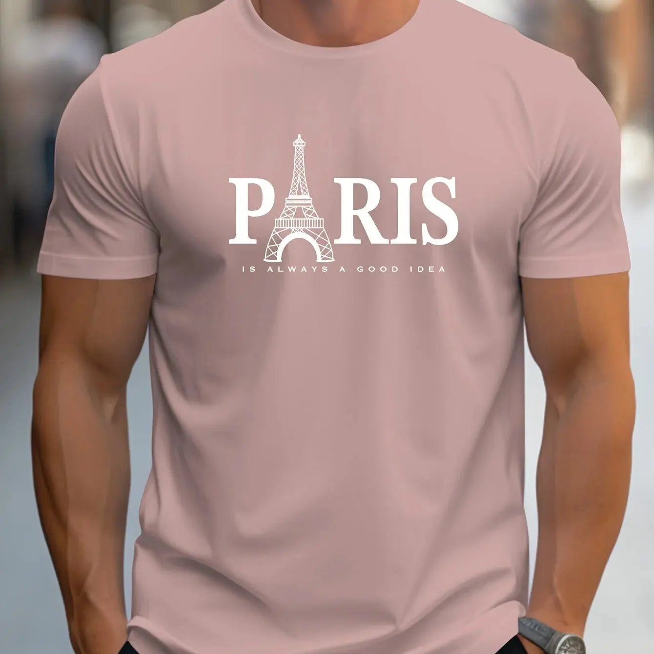 Relaxed, Breathable Casual &nbsp;Short-Sleeve Men T-Shirt Lizbert