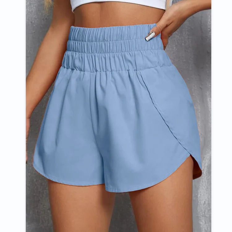 Women Shorts Gym Sports Casual Jogging Running Fitness Trouser Lady Elastic Waist Summer Streetwear Home Fashion Short Pants New - Lizbert