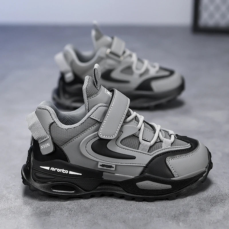 Children Casual Shoes 2025 New Deisgn PU Leather Sneakers for Kids Fashion Sports Shoes Boys Girls Comfortable Walking Shoes Lizbert