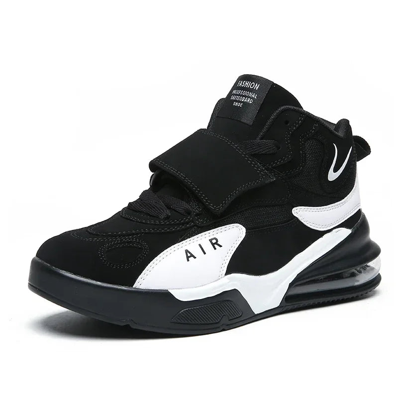 2025 Men's Brand Palm Air Cushion Basketball Boots Basket Casual Mid-Top Trendy Designer Outdoor Sports Sneakers Size Men Shoes Lizbert