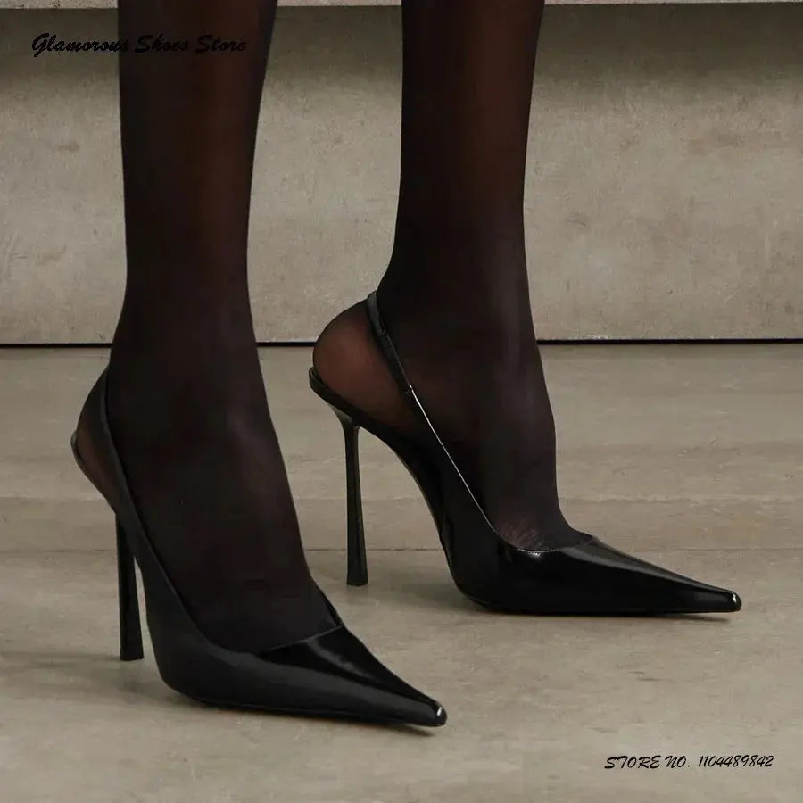 Eye Catching Slingback Thin Heels Ladies Shoes Lizbert
