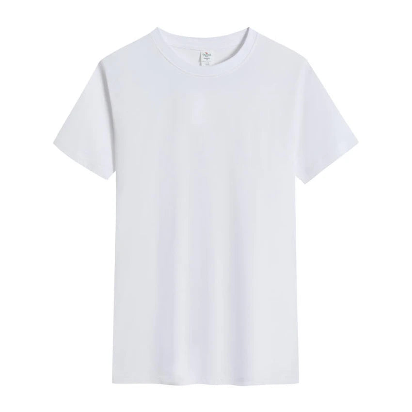 Summer Men's Short Sleeved T-shirt 90s T Shirt Paris  Printed High-Quality Cotton Solid Color Fashion Casual Cool Women/Men Tops