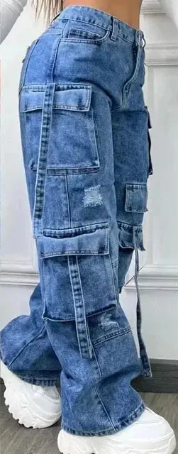 Flawless Casual Wardrobe With Stylish High-Waist Loose Jean Lizbert