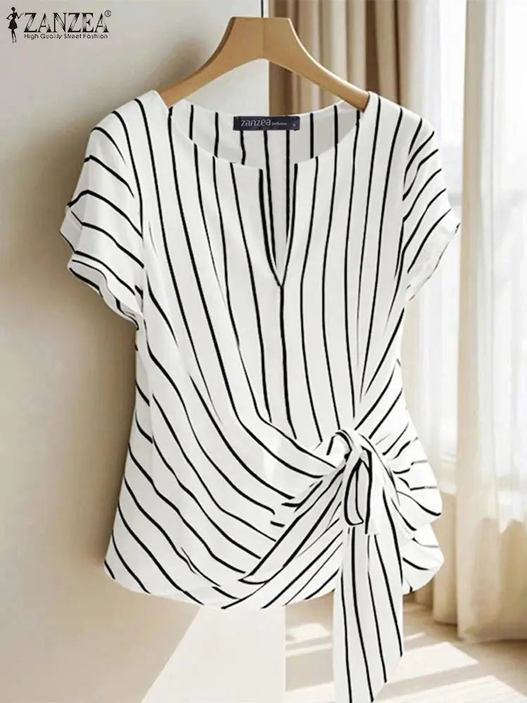 Classic Silhouette Summer Women Blouse Lizbert