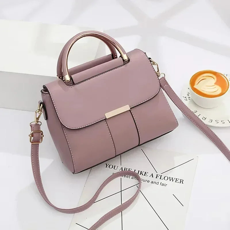 PU Leather Handbag Purse Women's Bag Trend Designer Shoulder Crossbody Sac Lady Messenger Small Tote Hand Pouch Lizbert