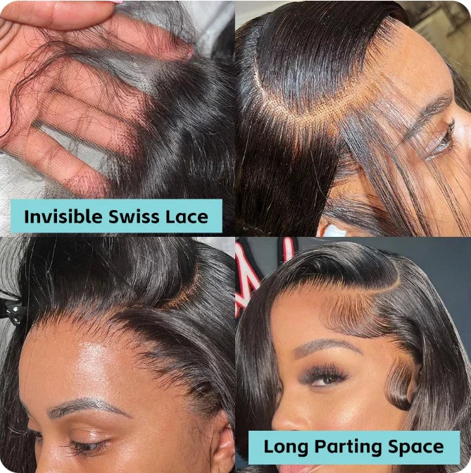 Comfortable & Easy to Wear Body Wave - Front Lace Brazilian Wig Human Hair
