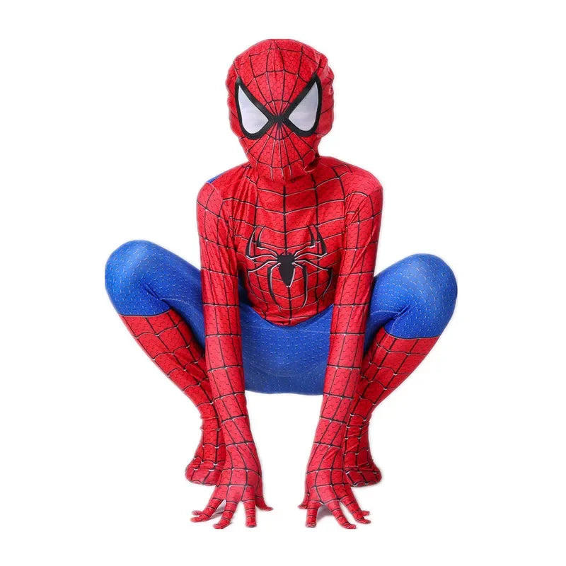 Kids Spider Jumpsuit Costume