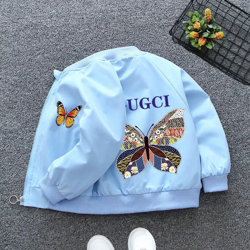 2021 New Autumn Winter Baby Girls Solid color lapel PU leather Kids Fashion Leather Jackets Children Outerwear Clothes 3-12Y Lizbert