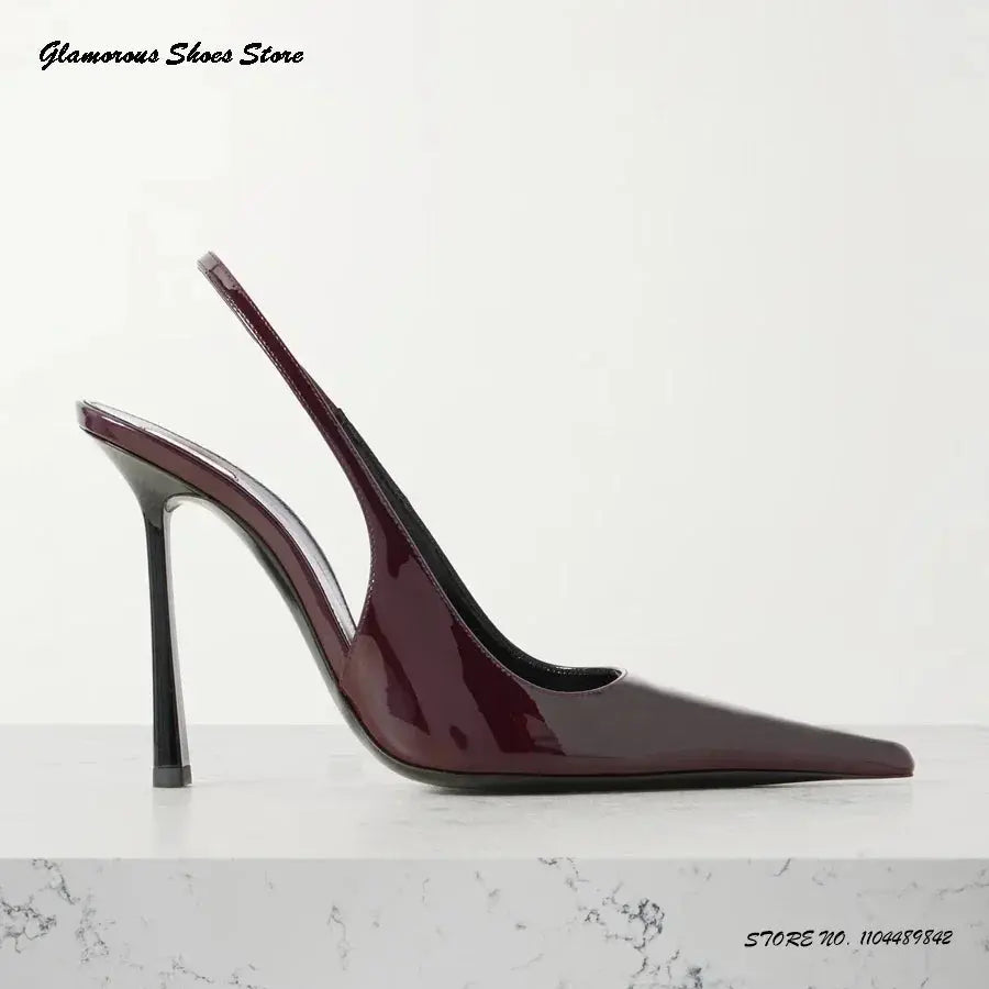 Eye Catching Slingback Thin Heels Ladies Shoes Lizbert