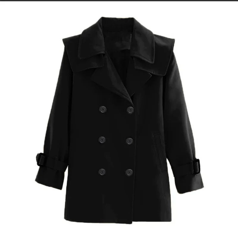 Girls Windbreaker Coat Spring Autumn Kids Windproof Jackets Children Mid-Length Trench Outerwear Teenagers Overcoat 4-14 Years Lizbert