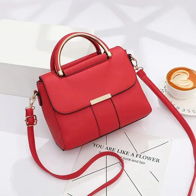PU Leather Handbag Purse Women's Bag Trend Designer Shoulder Crossbody Sac Lady Messenger Small Tote Hand Pouch Lizbert