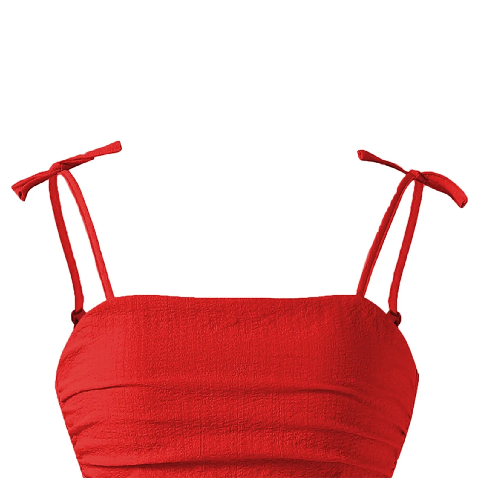 Girls' suspender princess dresses summer new bow suspender layered dress fashion solid color birthday party dresss 8-12Y