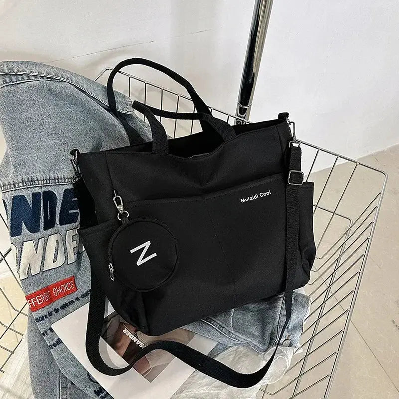 women's shoulder bag Crossbody Bag Japanese Canvas Tote Messenger Bag for Student 2024 Ladies Hand Bags Female Handbag Bolsa Feminina Lizbert