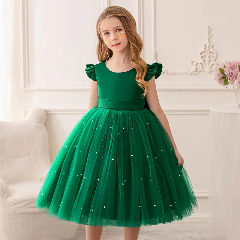 Kids Dresses for Girls Clothes Children's Clothing Fairy Princess Girls Dress Dance Wear Stage Party Lace Cosplay Costumes Lizbert