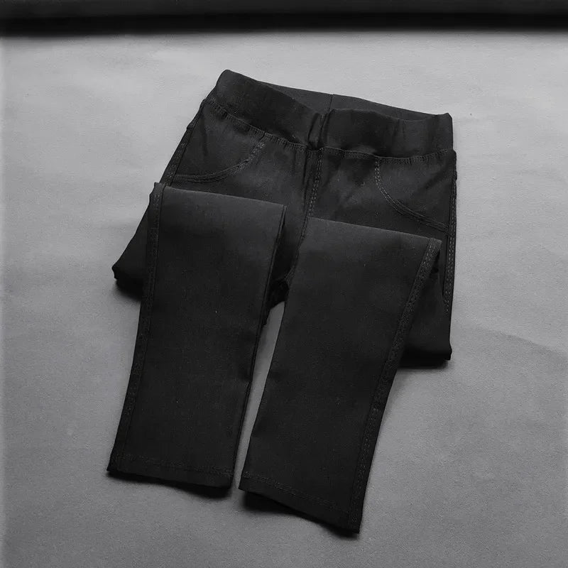 2-11Y Kids Girl Pants Slim Spring Autumn Candy Color Elastic Pencil Trousers Casual Child Solid Leggings Children Clothing Lizbert