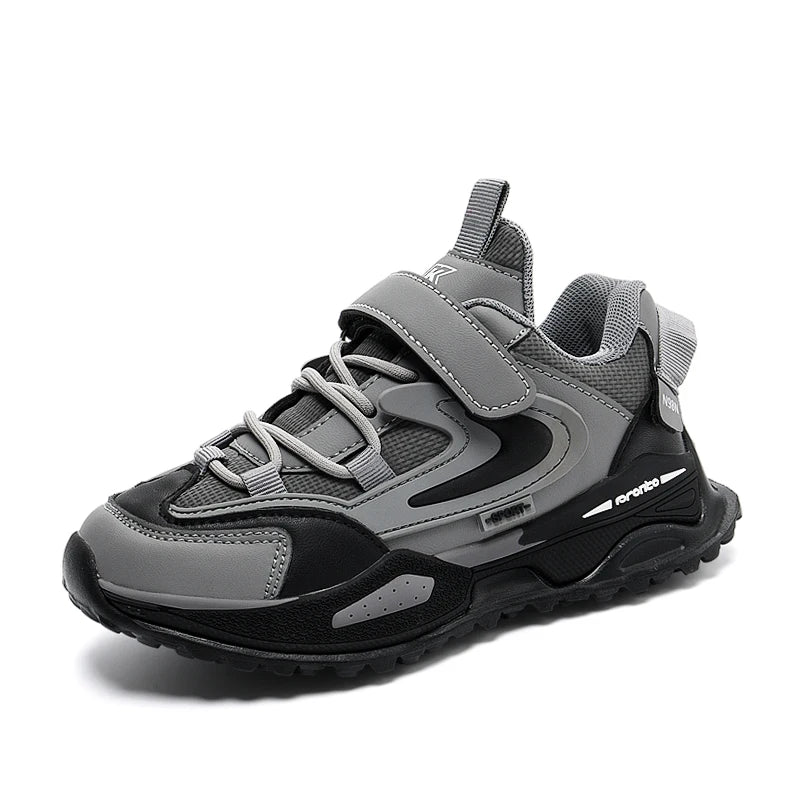 Children Casual Shoes 2025 New Deisgn PU Leather Sneakers for Kids Fashion Sports Shoes Boys Girls Comfortable Walking Shoes Lizbert