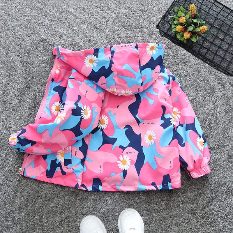 2021 New Autumn Winter Baby Girls Solid color lapel PU leather Kids Fashion Leather Jackets Children Outerwear Clothes 3-12Y Lizbert