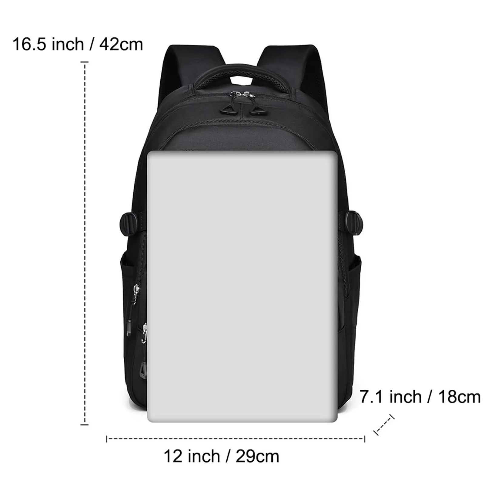 New Laptop Backpack ,College School Travel Casual Daypack Bookbag,Work Shopping Bag Lightweight For Student Fits 15.6Inch Laptop Lizbert