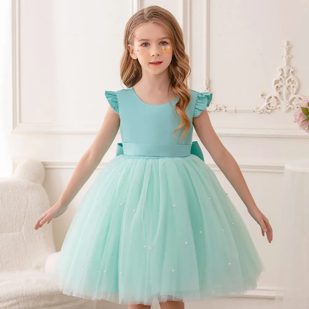 Kids Dresses for Girls Clothes Children's Clothing Fairy Princess Girls Dress Dance Wear Stage Party Lace Cosplay Costumes Lizbert