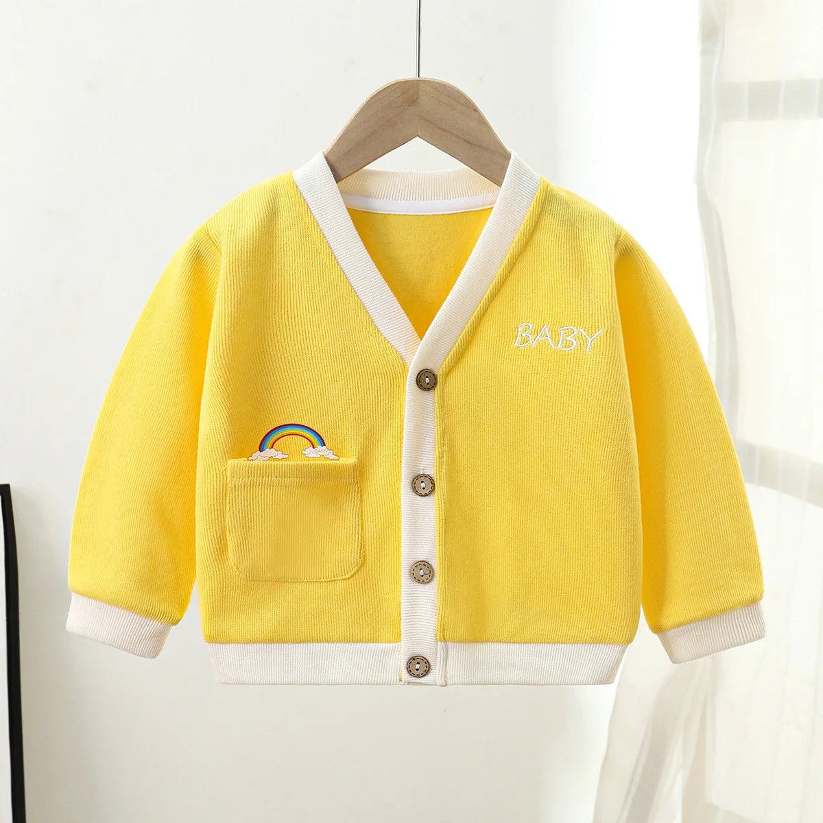 New Children Knitted Cardigan Sweater Spring Autumn Baby Boys Girls Coat Long Sleeve Outerwear Kids Clothes Fashion Clothing Lizbert