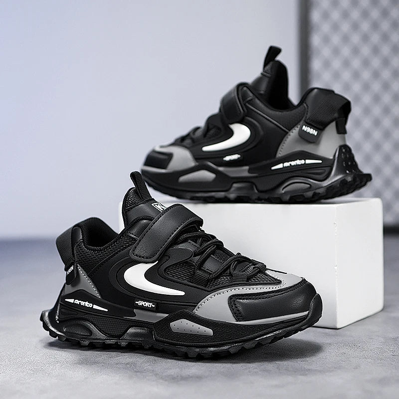 Children Casual Shoes 2025 New Deisgn PU Leather Sneakers for Kids Fashion Sports Shoes Boys Girls Comfortable Walking Shoes Lizbert