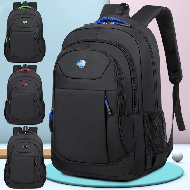 Men's Backpack Oxford Waterproof Backpack Business Computer Bag Leisure Travel Backpack High School Student Backpack Lizbert