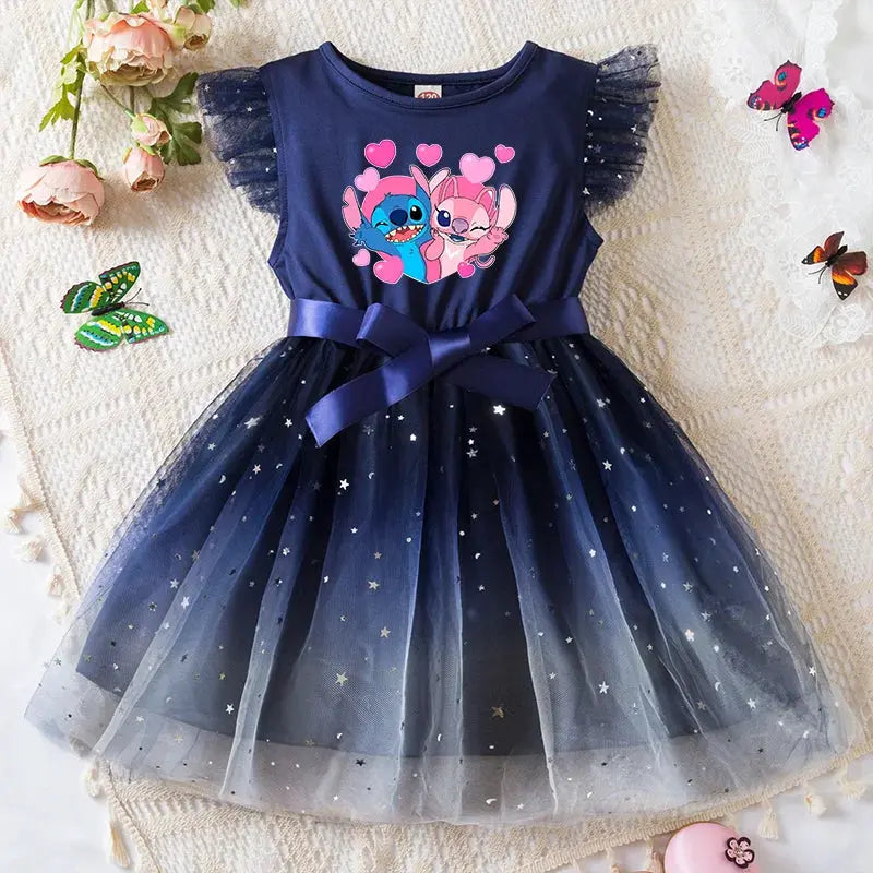 Adorable Knee-Length Princess Dress Lizbert