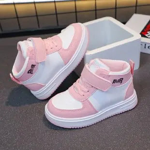 Children's Sports Shoes Spring Autumn New Boys Girls Sneakers Classics High Top Soft Breatheable Fashion Kids Basketball Shoes