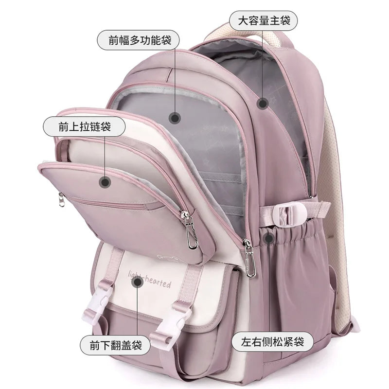 Waterproof light Weight Girls Backpacks School Bags for women Fashion travel bag printing child School Backpack mochila infantil Lizbert