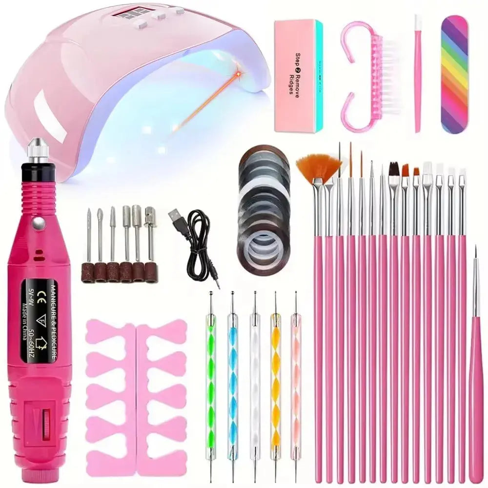 Incredible Salon-Quality Nails All-In-One Manicure Kit Lizbert